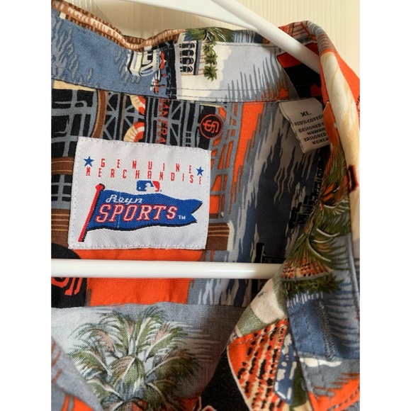 Reyn Spooner Giants World Champions Hawaiian Shirt Men’s XL - Picture 2 of 3